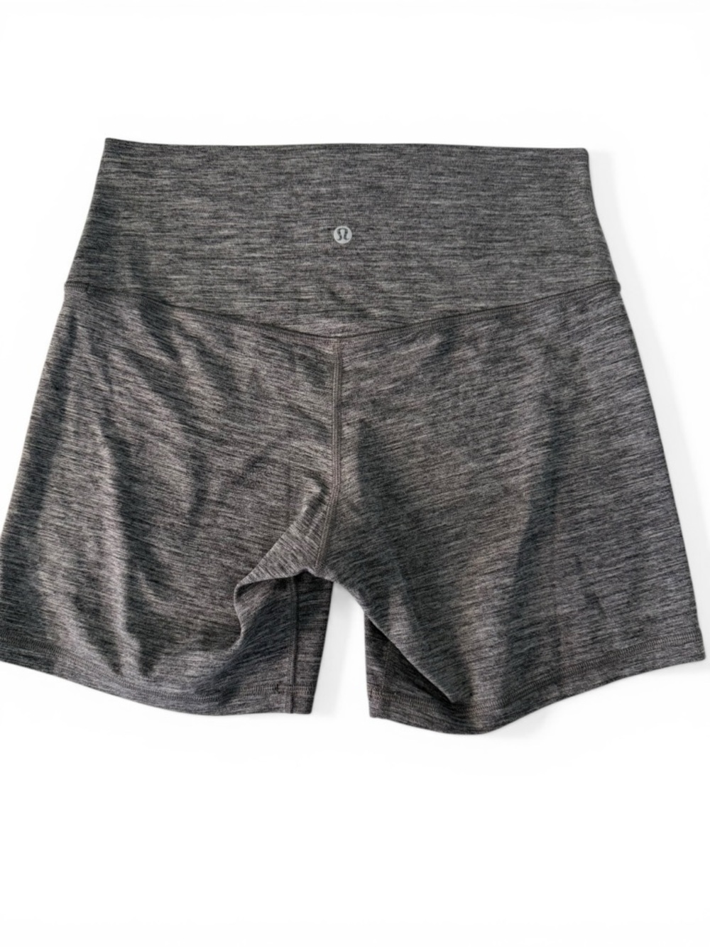 Lululemon Align High-Rise Shorts 6" in the Heathered Black Size 10 - Picture 4 of 7